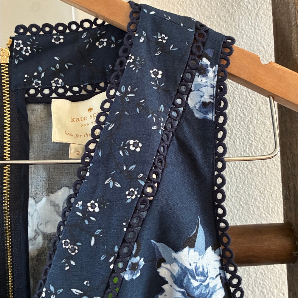 Floral Blue Dress - Picture 2 of 6
